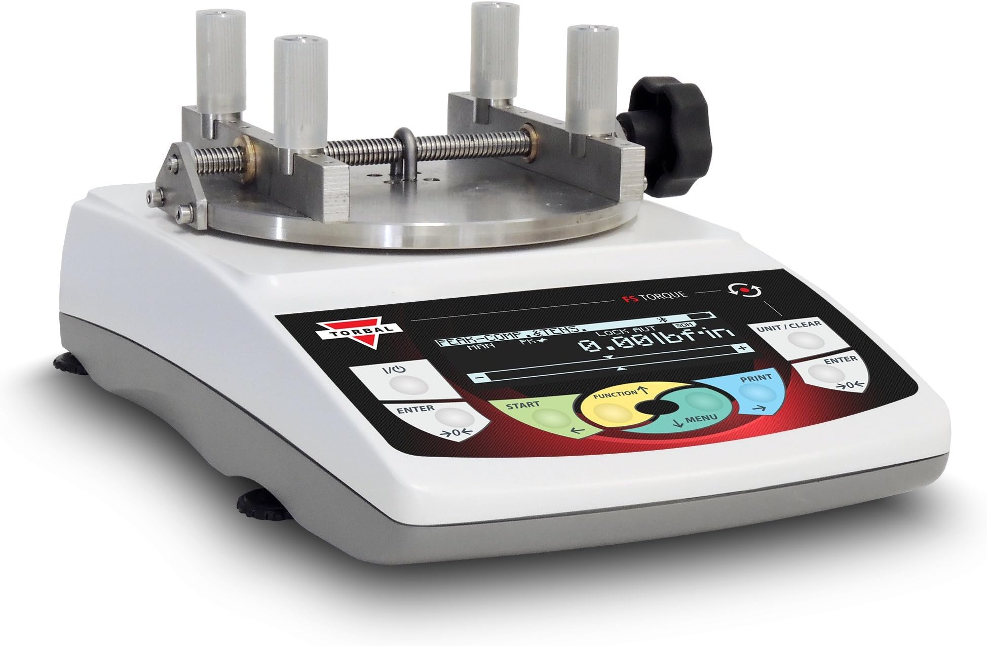 TorbalFSA5 Cap Torque Gauge, 44lbf.in x 0.01lbf.in, Clockwise & Counter Clockwise Testing, Built-in Wireless, microSD, Peak and Multi Peak Detection