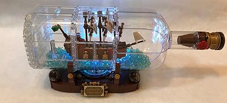 lego ship in a bottle lighting kit