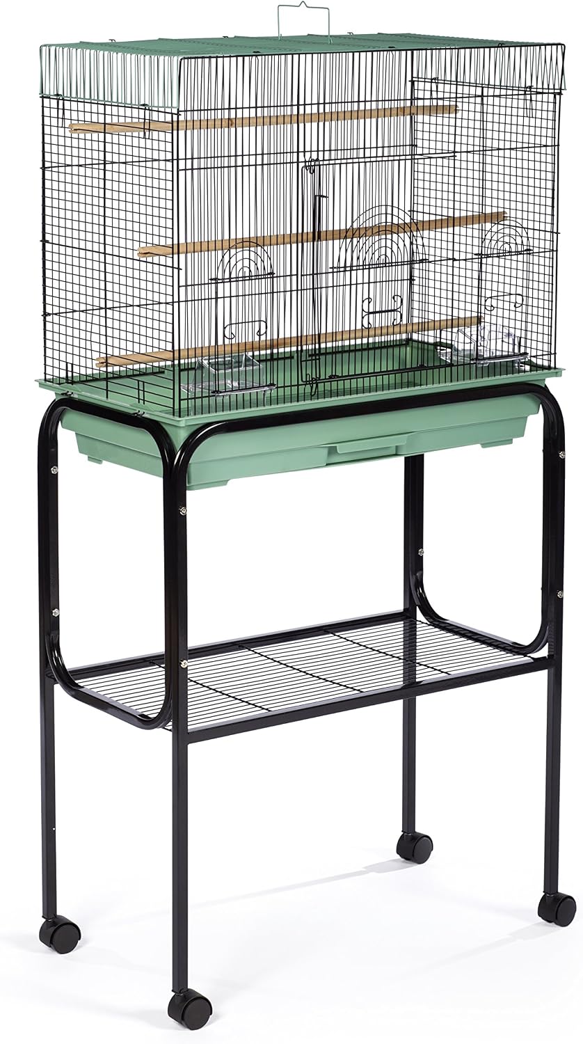 Prevue Pet Products 446 Bird Cage Stand for 26" x 14" Base Flight Cages, Black, 48 cm L x 48 cm W x 69 cm H - Image 4
