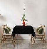 Utopia Kitchen Rectangle Tablecloth 152x213 cm Pack of 2 Black view 8