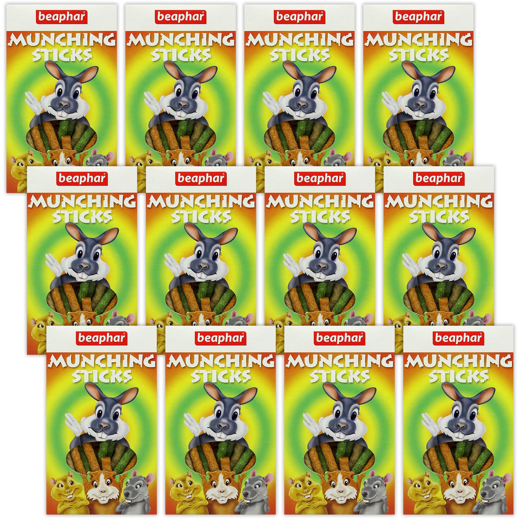 Beaphar Munching Sticks for Small Animals 150 g (Pack of 12)