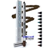 Wonderskin Eyeliner Pencil 1440 Longwear Eyeliner Waterproof &amp; Smudge Proof | Waterproof brown glitter eyeliner, smudge-proof formula glides on smoothly for precise, long-lasting definition.