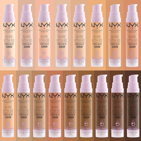 NYX PROFESSIONAL MAKEUP BARE WITH ME CONCEALER SERUM, UP TO 24HR HYDRATION – DEEP