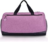 KASIBON Gym Bag with Shoes Compartment Purple Sports Duffle Bag view 7