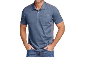 SWISSWELL Polo Shirts for Men with Pocket Short Sleeve Lightweight Performance Golf Shirt Mesh Summer Casual Shirt