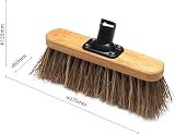 Addis 513874 265mm Stiff Broom Head Varnished Bassine/Cane Bristles view 2