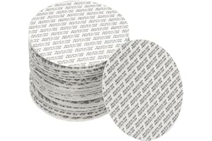 PATIKIL 110Pack Foam Lid Liner, 90mm/3.54" PS Foam Resistant Tamper Pressure Sensitive Seal for Bottle Cap Liners Seals