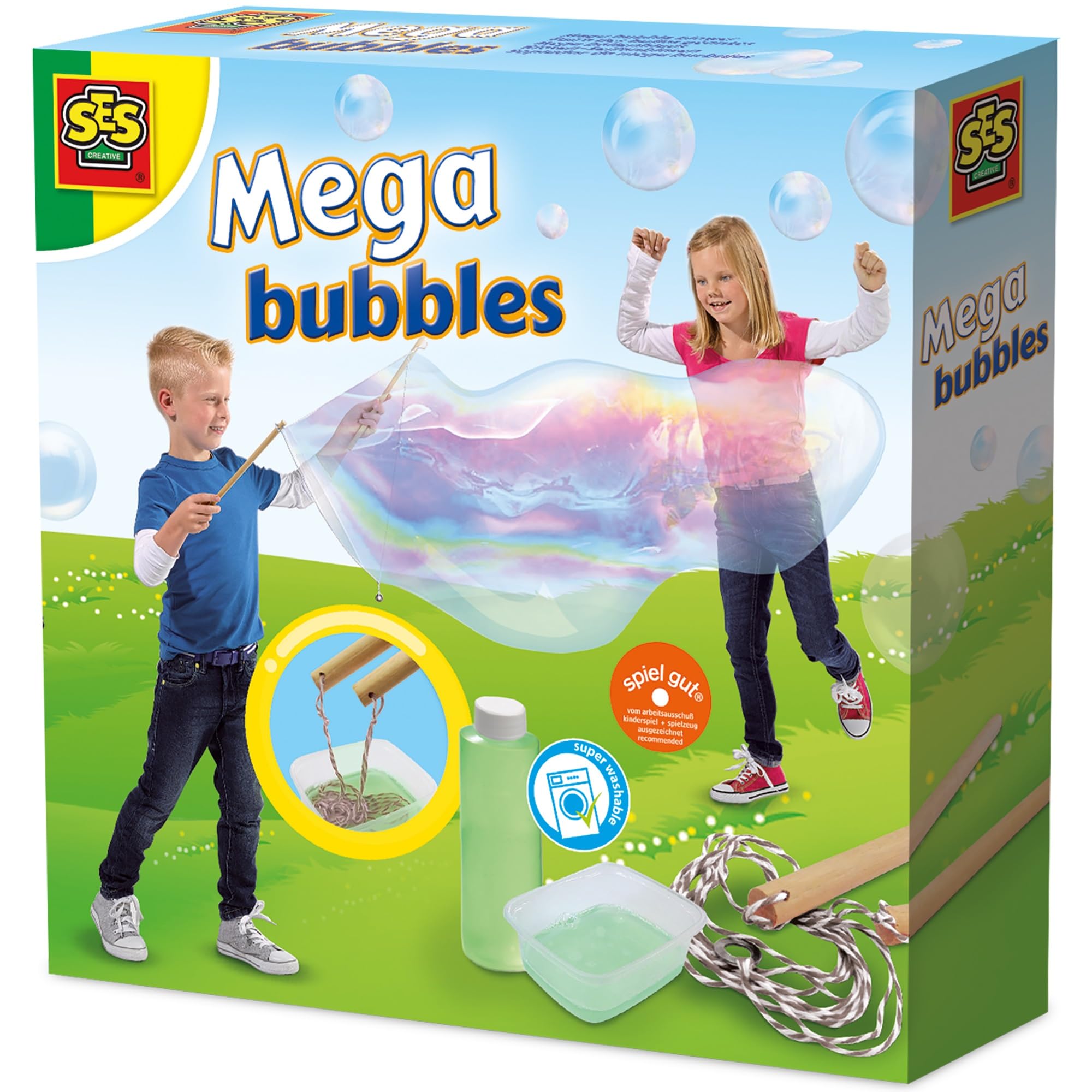 SES Creative 02251 Mega Bubbles, Multicoloured