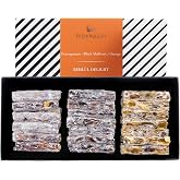 Turkish Delight Behlul by BAKIRKAZAN, Turkish Twist Delights 36 piece Candy 8.8 oz, w/ 3 Flavors: Pomegranate , Black Mulberry, Orange, Luxury Food Gifts, Turkish Snacks Assorted Flavors Gourmet, Best Food &amp; Beverage Ramadan Halal Eid al-Adha sweets Gifts Option, Lokum, Vegan Snacks no.175 pistachio turkish candy