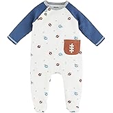 Mud Pie unisex-baby Mud Pie Baby Football Baby Sleeper