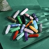 XIANNVXI 20 Pcs Healing Crystals Set Pointed Wands Assorted Stones, Gift Box view 2