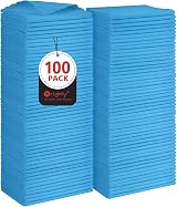 Orighty Microfiber Cleaning Cloths 100 Pack Reusable 11.5x11.5 Blue