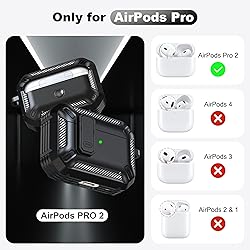 RFUNGUANGO for AirPods Pro 2nd Gen Protective Case