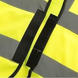 StickersWall Personalised Hi Vis Vest Custom Printed Yellow XLarge Reflective view 7