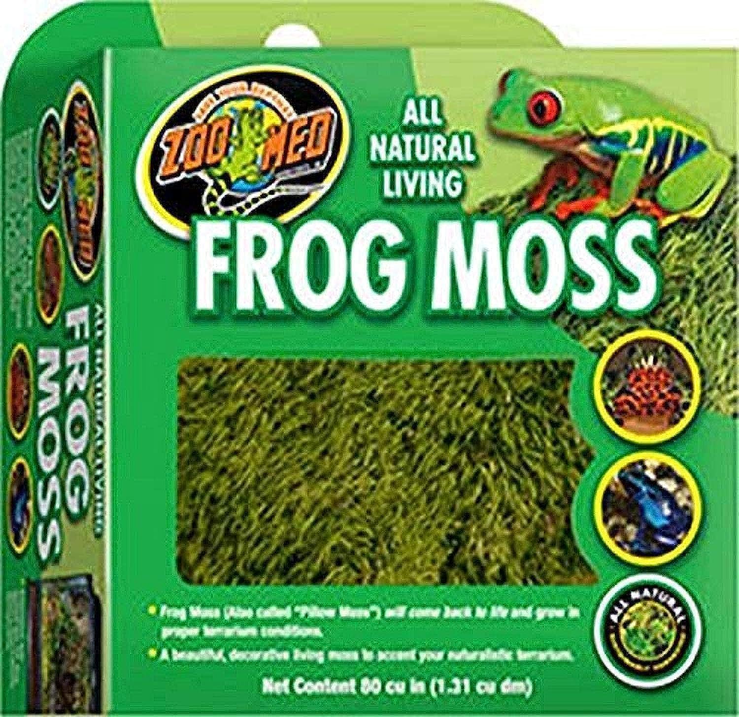 zoomed All Natural Frog Moss, 1.3 Litre,Black