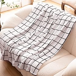 Bertte Fleece Throw Blanket Super Soft Cozy Warm