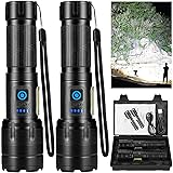 AURASEASON Rechargeable Flashlights High