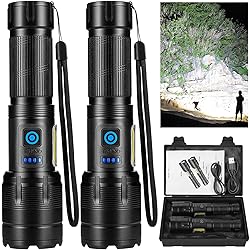 AURASEASON Rechargeable Flashlights High