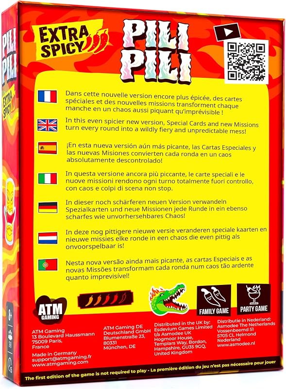 PILI PILI Extra Picante - Jogo de Cartas Trucada - Desde os 8 anos