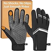 RIGWARL Winter Cycling Gloves for Men and Women, Bike Gloves for Men Cycling, Warm Bicycle Glove for Riding Running Hiking