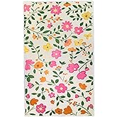 Arbioli 18” x 30” Highly Absorbent Kitchen Towels, Quick Dry Microfiber Tea Towel, Dish Towels for Kitchen Drying, Ultra Soft Premium Hand Towels (Brilliant Flowers)