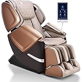 MYNTA 2025 4D Massage Chair for Full Body, 4D+2D Dual Mechanism with Waist & Shawl Heating, Zero Gravity Recliner Foot & Calf Massage, Extended SL-Track, Music Sync with Hi-Fi Bluetooth Speaker