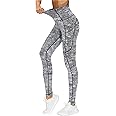 THE GYM PEOPLE Thick High Waist Yoga Pants with Pockets, Tummy Control Workout Running Yoga Leggings for Women
