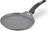 Tower Cerastone Forged Aluminium Crepe Pan 25cm Graphite Non-Stick