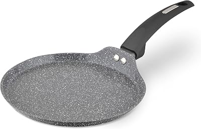 Tower Cerastone Forged Aluminium Crepe Pan 25cm Graphite Non-Stick