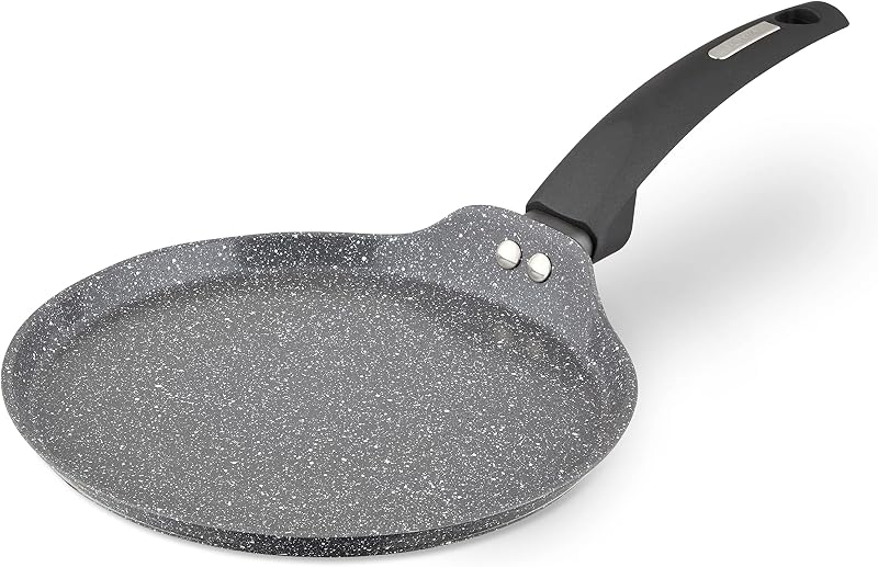 Tower Cerastone Forged Aluminium Crepe Pan 25cm Graphite Non-Stick
