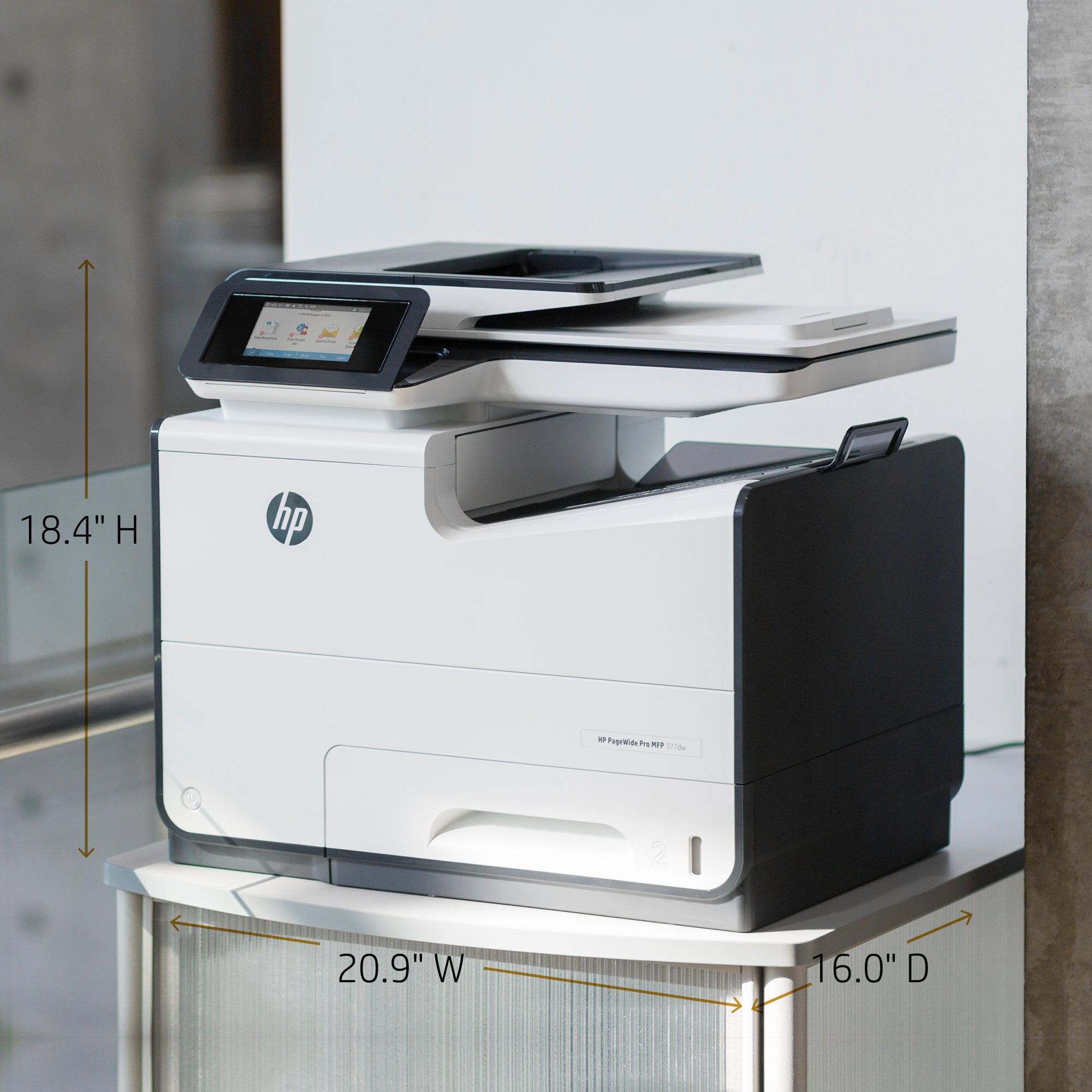 HP PageWide Pro 577dw Color Multifunction Business Printer with