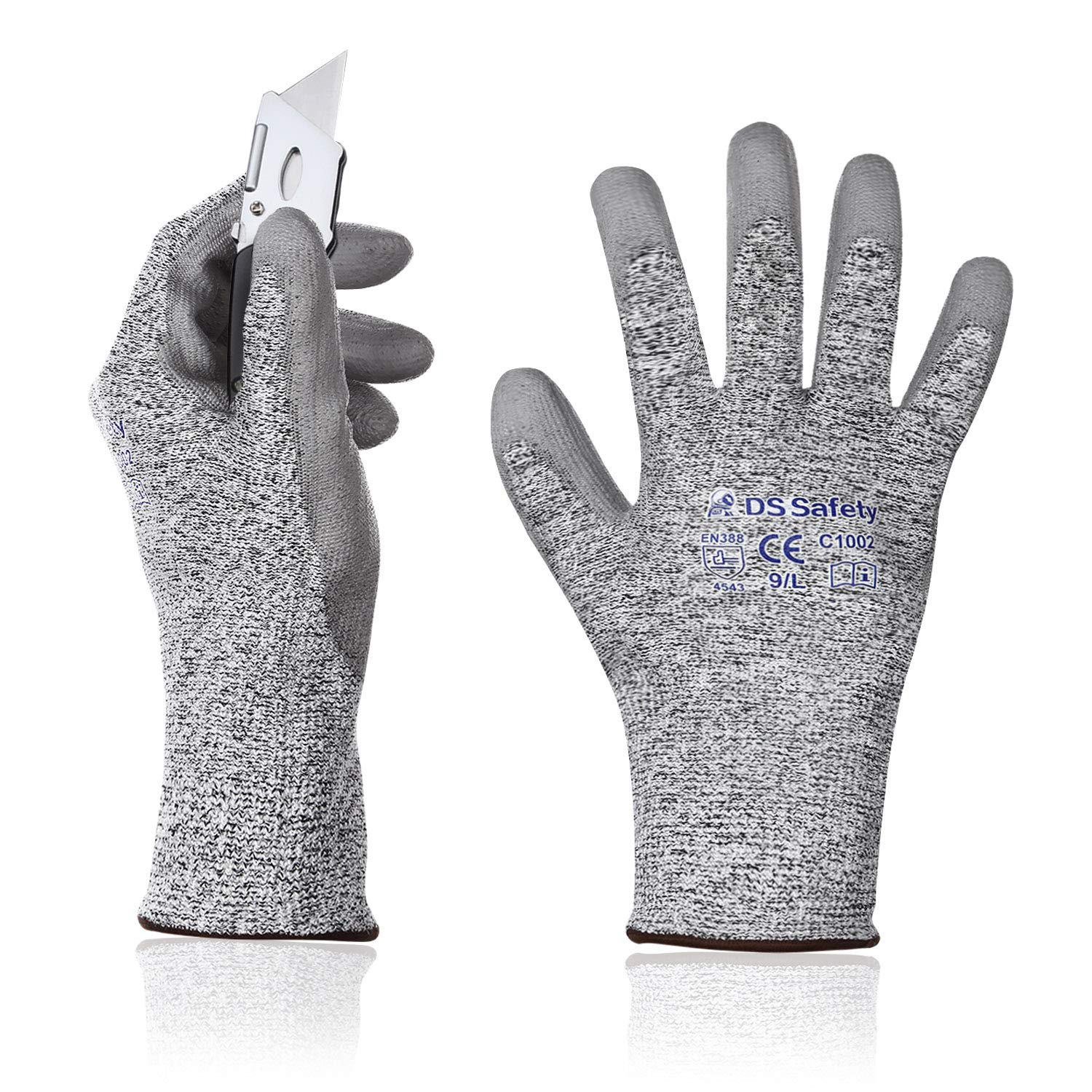 DS Safety C1002 Cut Resistant Work Gloves High Performance Level 5