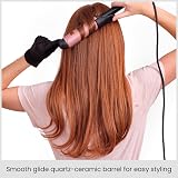 BaByliss Rose-Quartz 38mm Curling Tong Pink Natural Waves Big Curls view 5