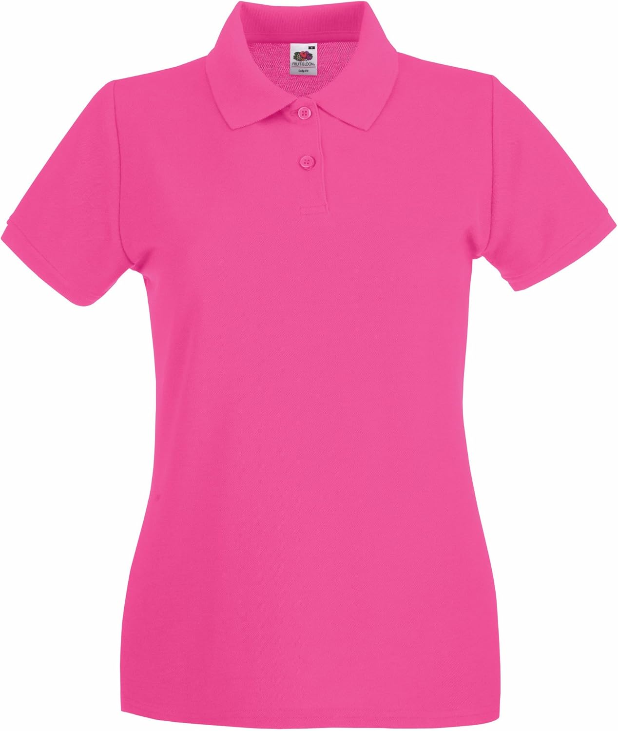 Fruit of the Loom Lady-fit premium polo at  Women’s Clothing store