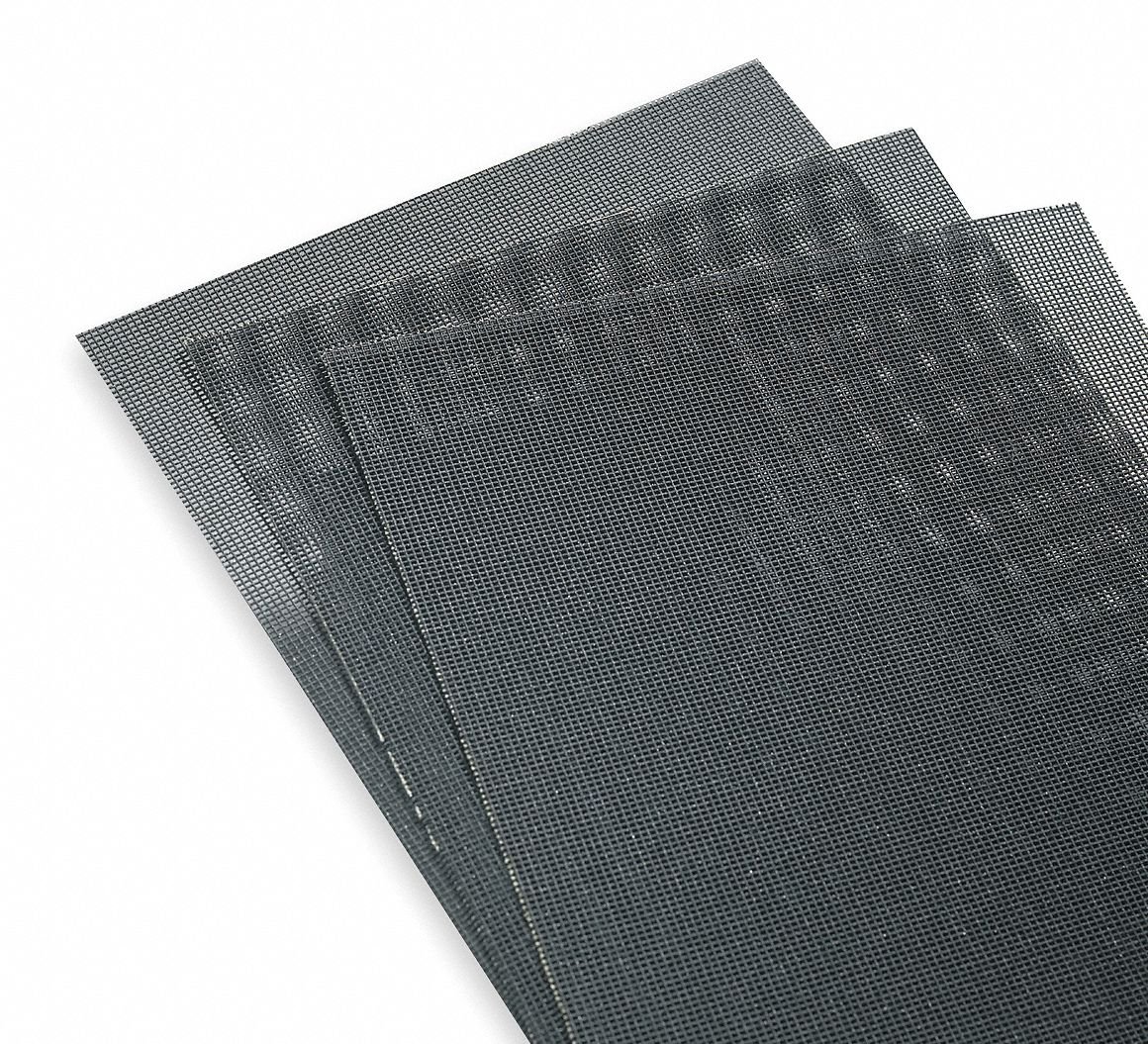 Very Fine Silicon Carbide Sanding Sheet, 320 Grit, 11" L X 9" W