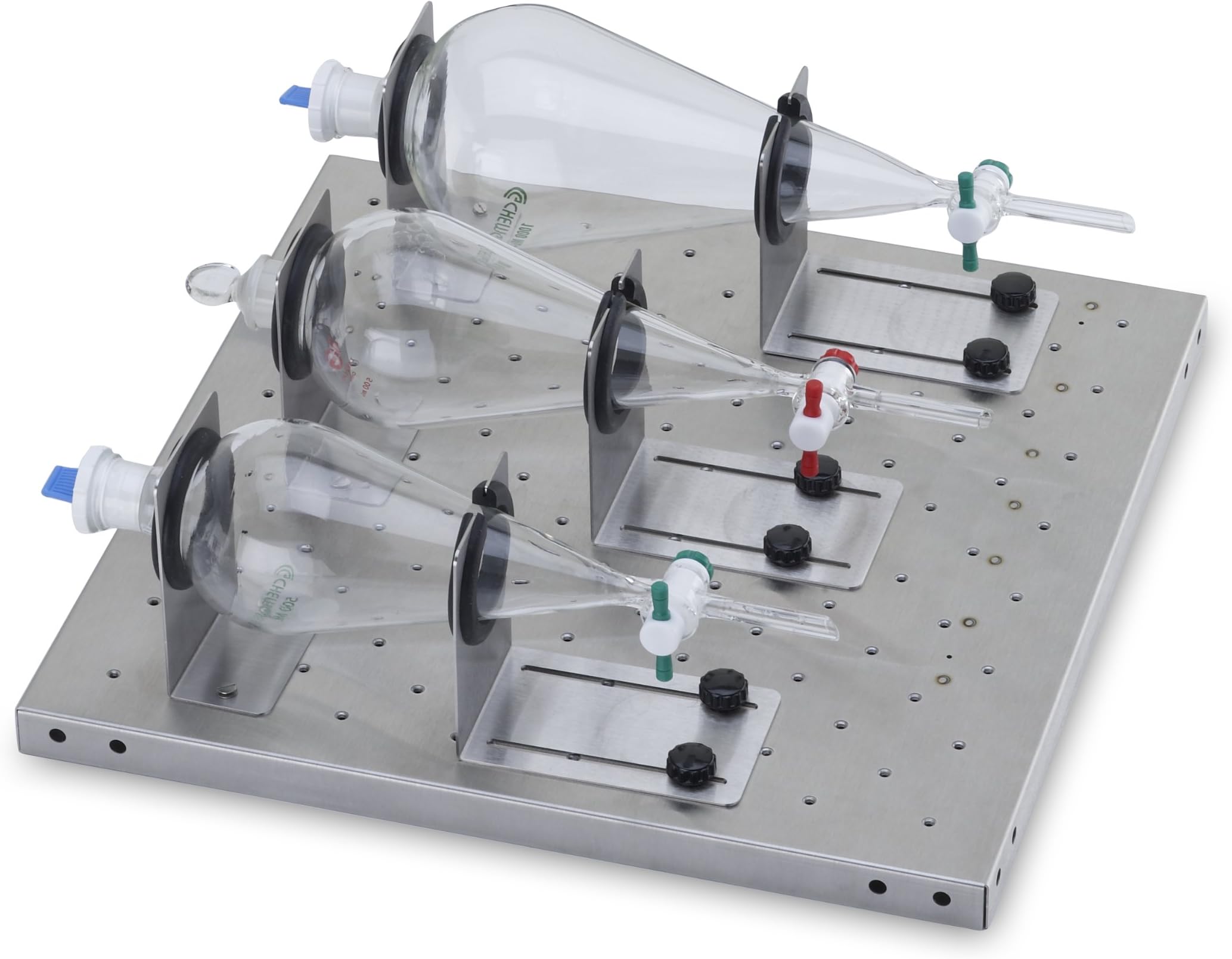 Talboys 980457 Separatory Funnel Platform, 18" x 18" Size, Stainless Steel, For Shaker