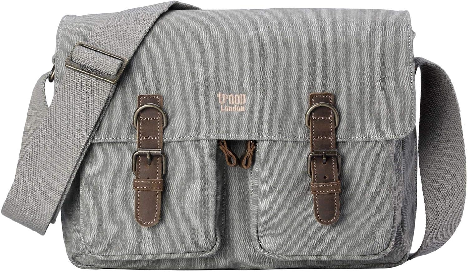TRP0210 Troop London Classic Canvas Messenger Bag Amazon.co.uk Clothing