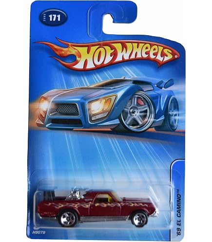 Amazon.com: Hot Wheels 2006-172 '69 El Camino ORANGE : Toys & Games
