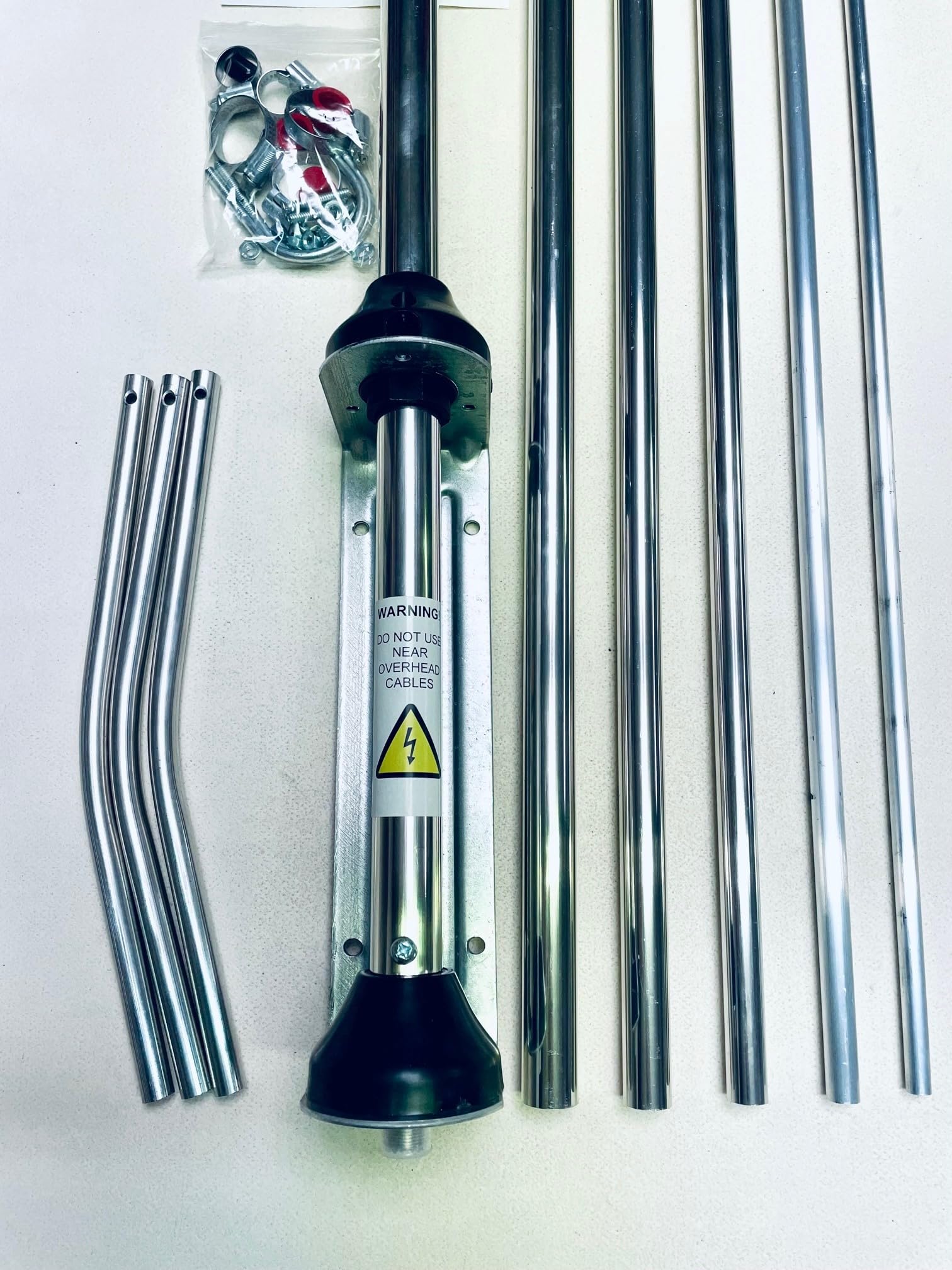 Sigma Venom 5/8 Wave High Gain Silver Rod CB Base Station Antenna