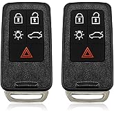 2 Keylessbest Replacement for 2014 2015 2016 2017 Volvo XC70 V70 V60 V40 XC60 S80 S60 Key Fob Remote Control KR55WK49264 5 Buttons 433MHz