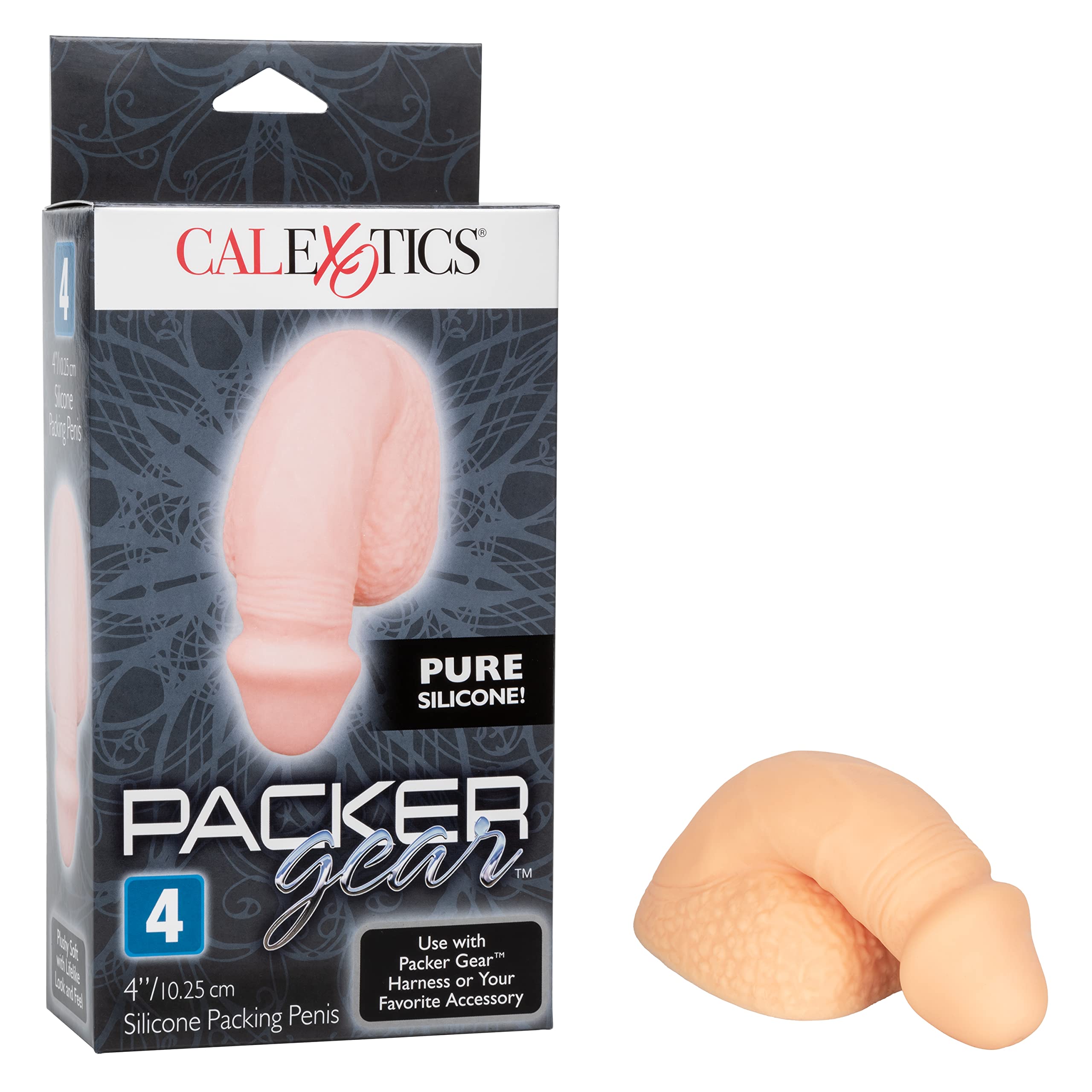 Packer Gear Packing Penis Silicone, 4-Inch, Skin, 200 g