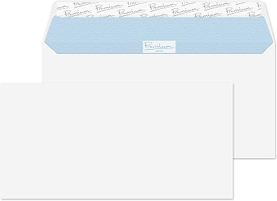 Blake Premium Envelopes DL 110 x 220mm Pack of 50 120GSM FSC White Laser Printer