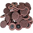 kimllier 50Pcs 2 Inch Maroon Quick Change Surface Prep Conditioning Discs, R-Type Medium Disc for Cleaning, Finishing and Deb