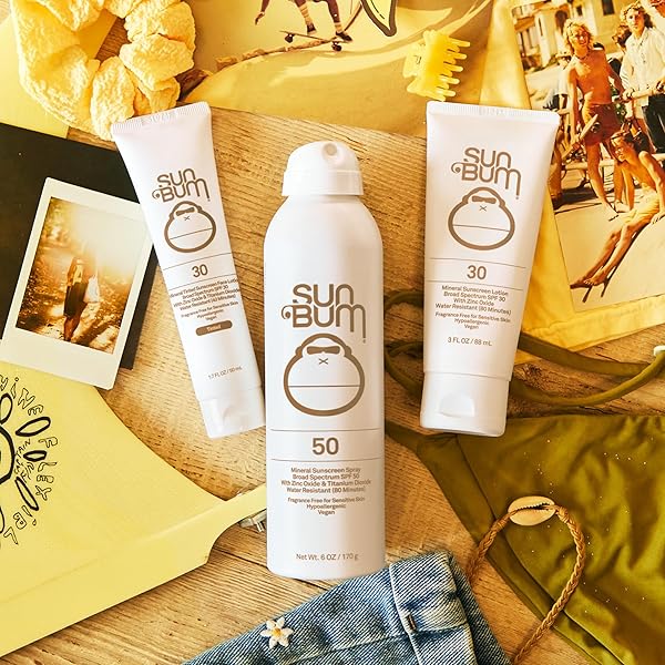 SUN BUM MINERAL SPF 30 TINTED FACE SUNSCREEN | MATTE PRIMER| BROAD SPECTRUM MOISTURIZING SUNBLOCK WITH VITAMIN E |HAWAII 104 ACT COMPLIANT (OCTINOXATE & OXYBENZONE FREE) | TRAVEL FRIENDLY 1.7 OZ