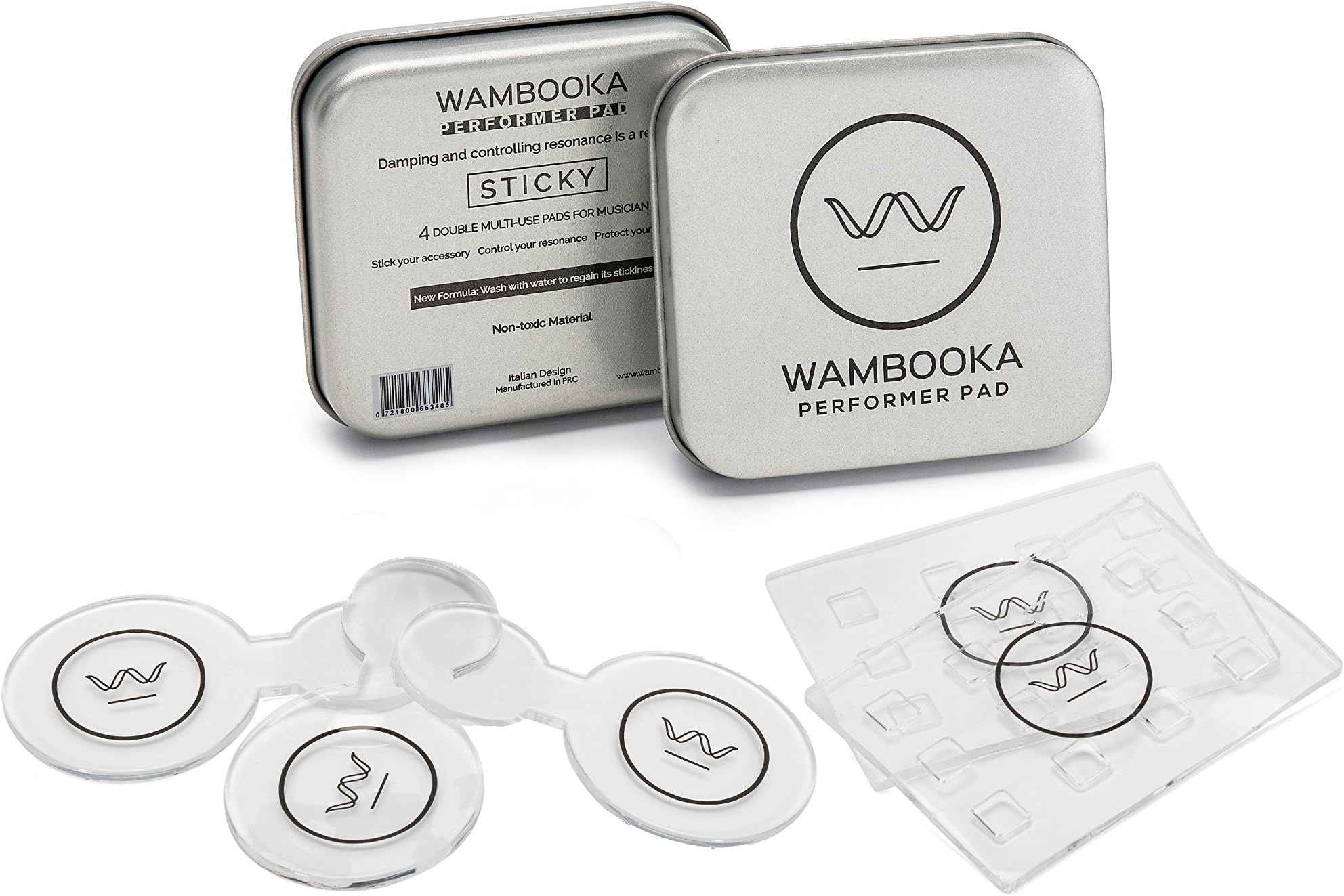 Wambooka Performer Pad Plus - Sticky Drum Gel - 5 Double Pads
