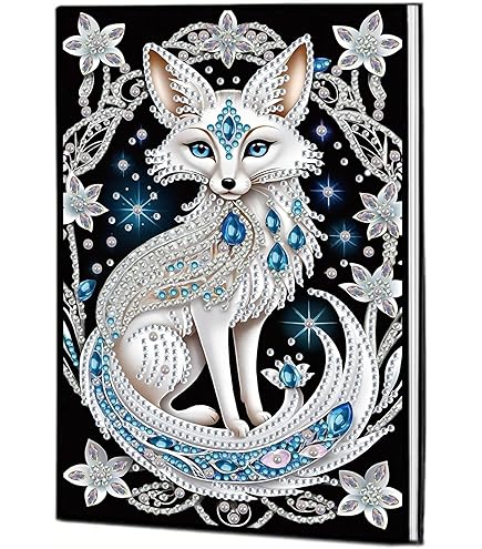 5D Diamond Painting Christmas Tree Notebook - DIY Journal With Crystal Art Cover