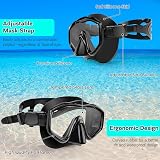 Immver Snorkel Set Adults Panoramic Mask Dry Snorkel Tempered Glass view 5