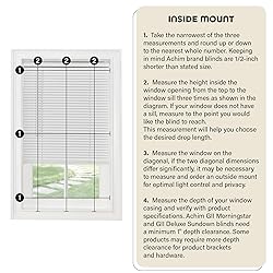 Cordless Light Filtering Mini Blind - 45 Inch