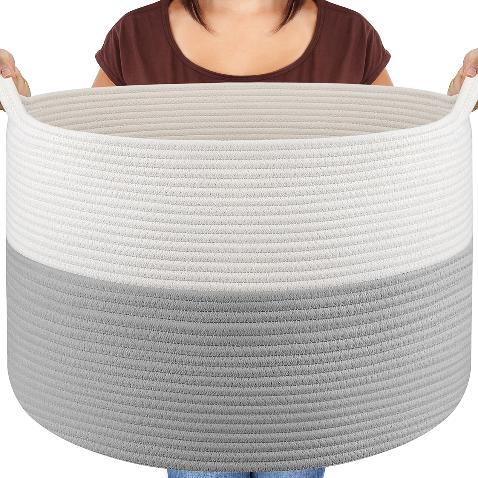 Maliton XXXLarge Blanket Basket Living Room - 22