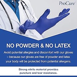 ProCure [200 Count Disposable Nitrile Gloves